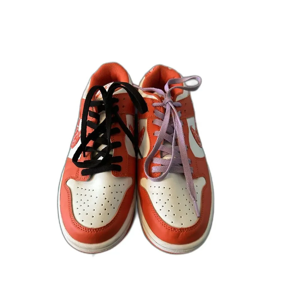 Nike Dunk Low Paisley Pack Orange Sneakers - Size 8